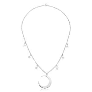 CHOKER ESTRELINHAS E LUA GRANDE